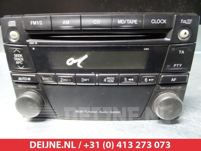 Używane Radio Mazda MPV (LW19/69) 2.0 CiTD 16V Cena € 25,00 Procedura marży oferowane przez V.Deijne Jap.Auto-onderdelen BV