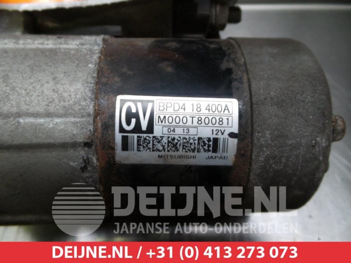 Anlasser van een Mazda Demio (DW) 1.3 16V 2003