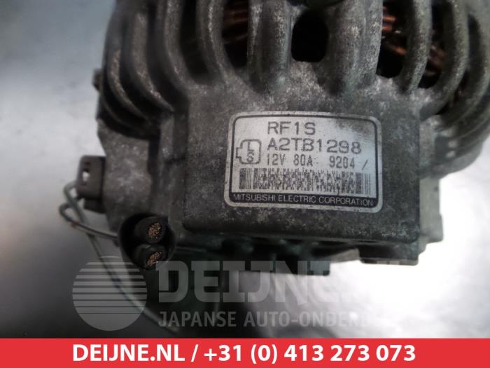 Dynamo van een Mazda 626 (GW19) 2.0 DiTD 16V 1999