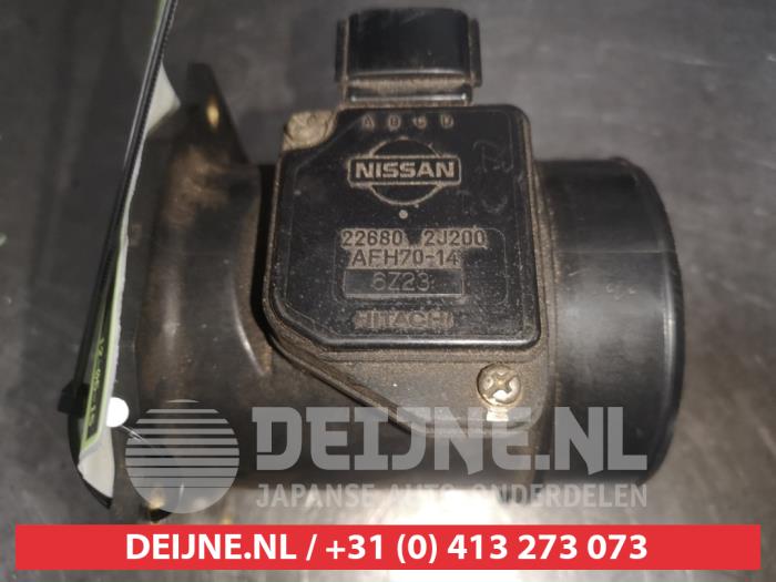 Begagnade Luftflödesmätare Nissan Primera (P11) 2.0 SRi 16V Pris € 25,00 Marginaltabell erbjuds av V.Deijne Jap.Auto-onderdelen BV