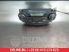Panel de control de calefacción de un Toyota Yaris III (P13), 2010 / 2020 1.5 16V Hybrid, Hatchback, Eléctrico Gasolina, 1.497cc, 74kW (101pk), FWD, 1NZFXE, 2012-03 / 2020-06, NHP13 2012