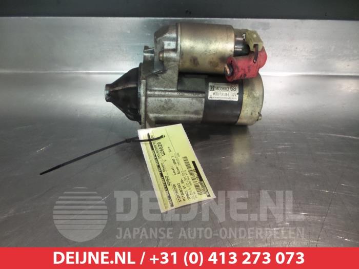 Usagé Démarreur Mitsubishi Space Star (DG) 1.8 16V GDI Prix € 30,00 Règlement à la marge proposé par V.Deijne Jap.Auto-onderdelen BV