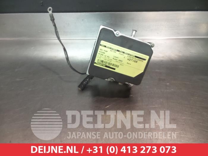 Begagnade ABS-pump Nissan Micra (K12) 1.4 16V Pris € 50,00 Marginaltabell erbjuds av V.Deijne Jap.Auto-onderdelen BV