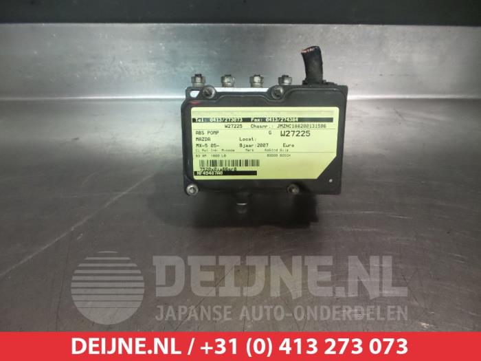 Begagnade ABS-pump Mazda MX-5 (NC) 1.8i 16V Pris € 150,00 Marginaltabell erbjuds av V.Deijne Jap.Auto-onderdelen BV