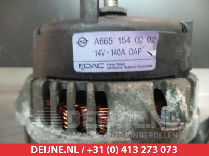 Dynamo d'un SsangYong Rodius 2.7 270 Xdi 20V 4x2 2006