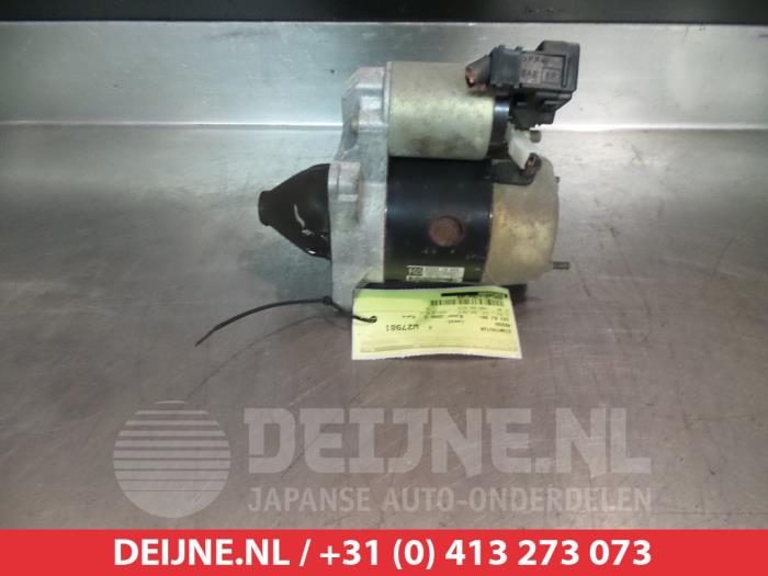 Begagnade Startmotor Mazda 323 Fastbreak (BJ14) 1.5 LX,GLX 16V Pris € 25,00 Marginaltabell erbjuds av V.Deijne Jap.Auto-onderdelen BV