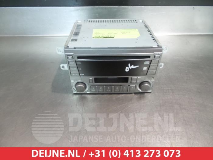 Radio from a Subaru Impreza II (GD) 2.0 Turbo 16V WRX 2003