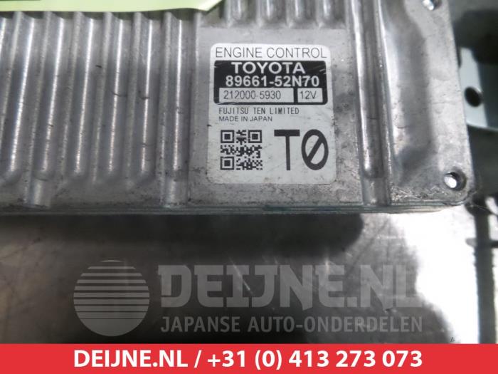 Engine management computer from a Toyota Verso S 1.33 16V Dual VVT-I 2011