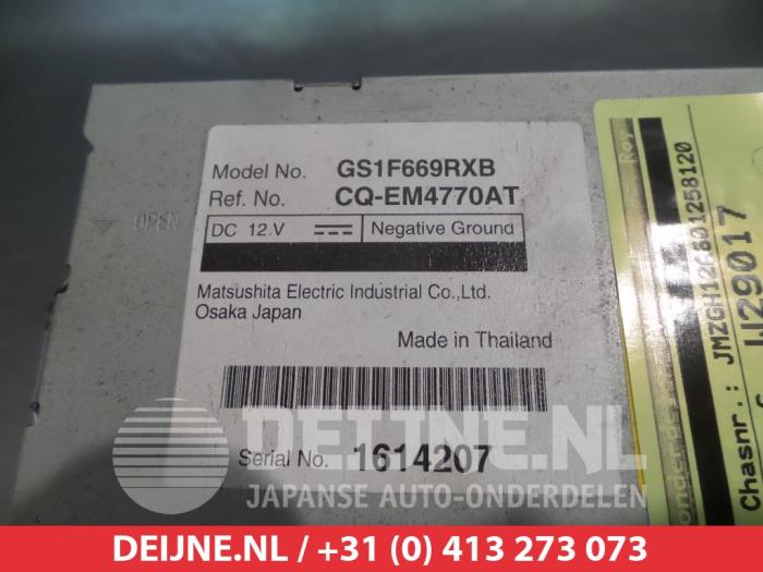 Radio Mazda 6 2 2 Citd 16v 185 Gs1f669rxb Matsushi