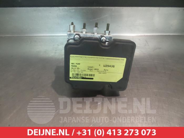 Begagnade ABS-pump Mazda CX-3 (DJ/DK) 1.5 Skyactiv D 105 16V Pris € 150,00 Marginaltabell erbjuds av V.Deijne Jap.Auto-onderdelen BV