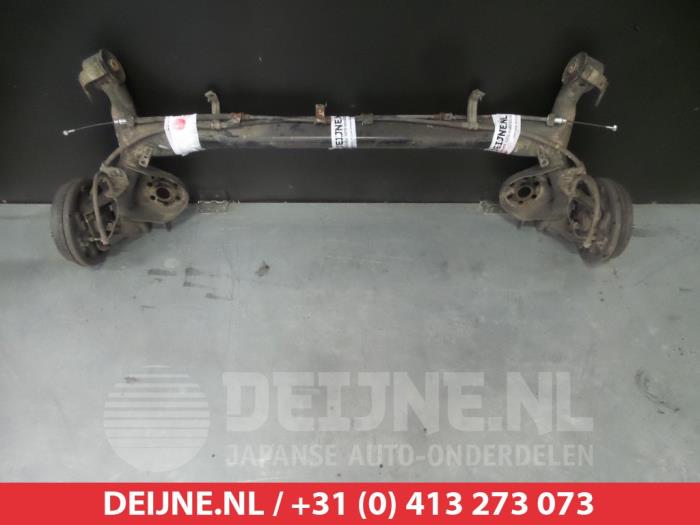 Usagé Train arrière complet Hyundai Accent 1.6i 16V Prix € 100,00 Règlement à la marge proposé par V.Deijne Jap.Auto-onderdelen BV