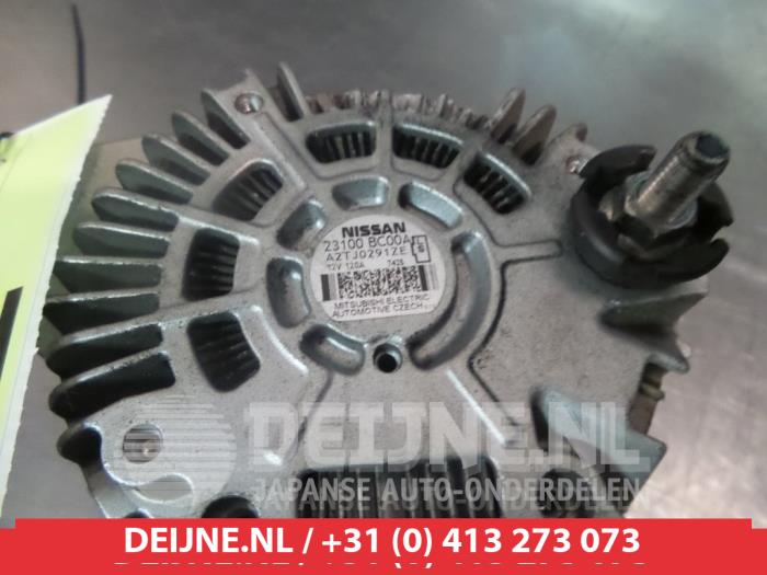 Begagnade Dynamo Nissan Note (E11) 1.6 16V Pris € 35,00 Marginaltabell erbjuds av V.Deijne Jap.Auto-onderdelen BV