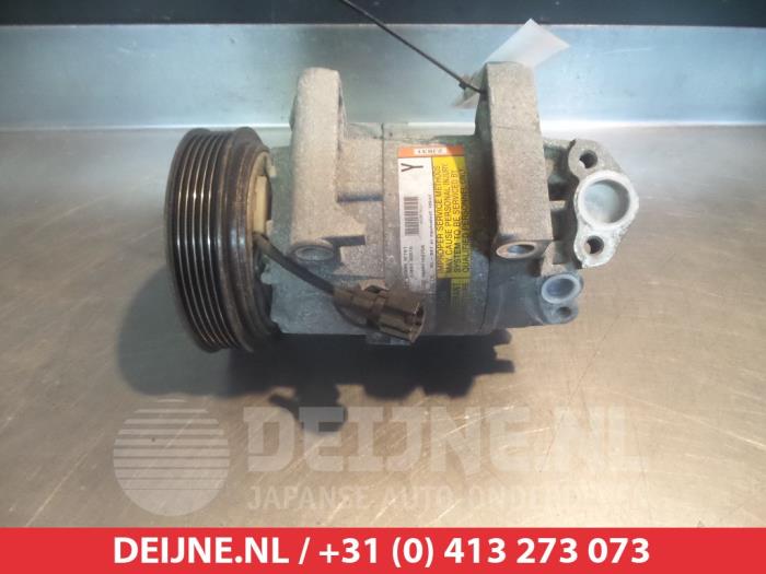 Usagé Compresseur de clim Nissan Micra (K11) 1.4 16V Prix € 35,00 Règlement à la marge proposé par V.Deijne Jap.Auto-onderdelen BV