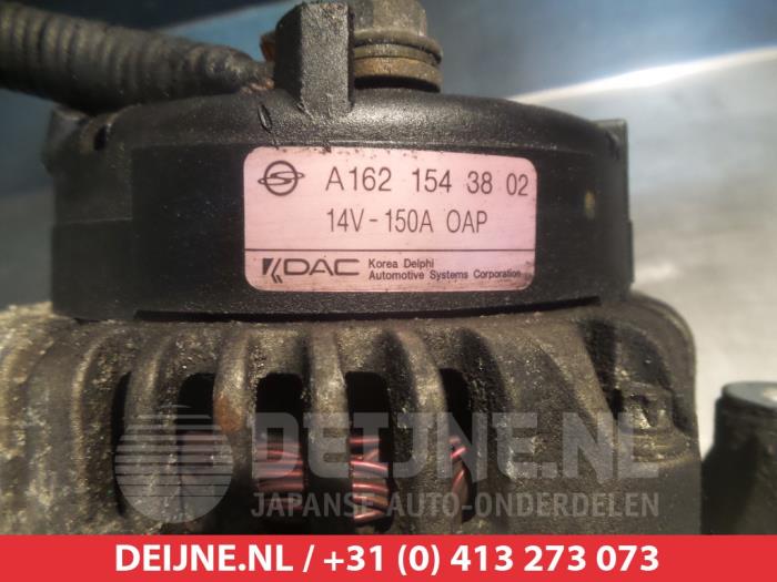 Dynamo d'un SsangYong Rodius 2.7 270 Xdi 20V 4x2 2006