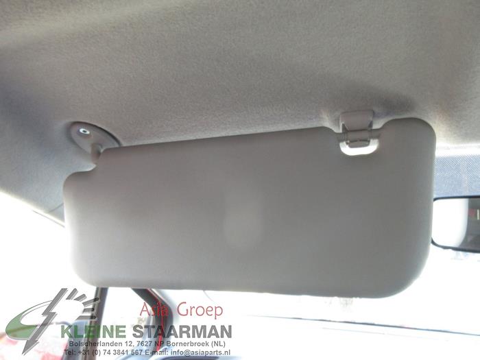 Toyota yaris on sale sun visor