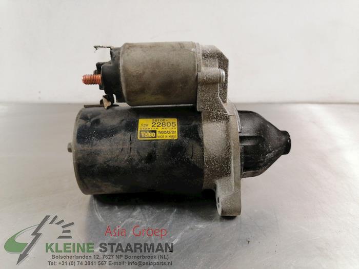Starter from a Hyundai Accent 1.6i 16V 2007