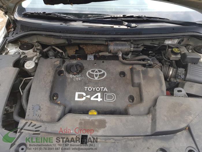 Engine from a Toyota Avensis Wagon (T25/B1E) 2.0 16V D-4D 2006