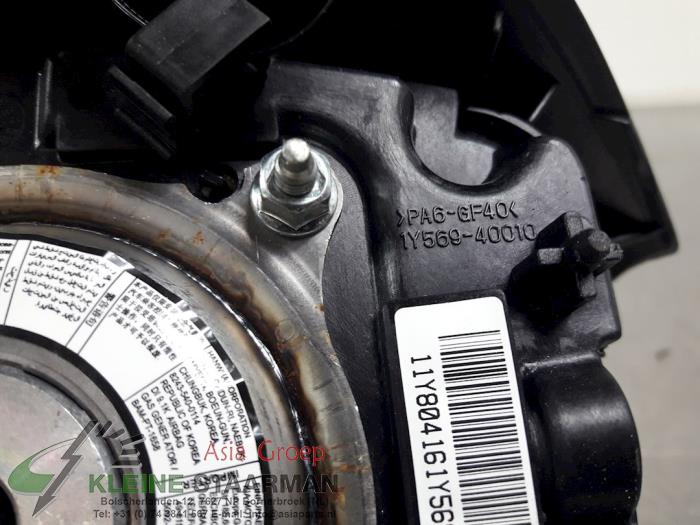 Left airbag (steering wheel) from a Kia Picanto (TA) 1.0 12V 2012