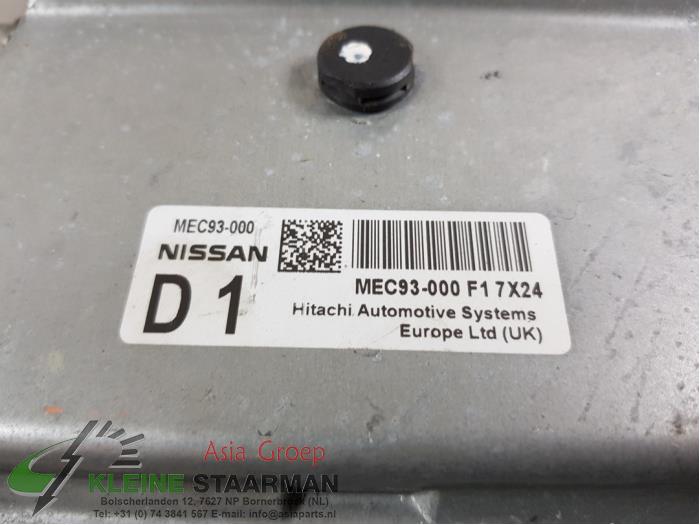Zündschloss + Steuergerät van een Nissan Micra (K12) 1.6 16V 160 SR 2008