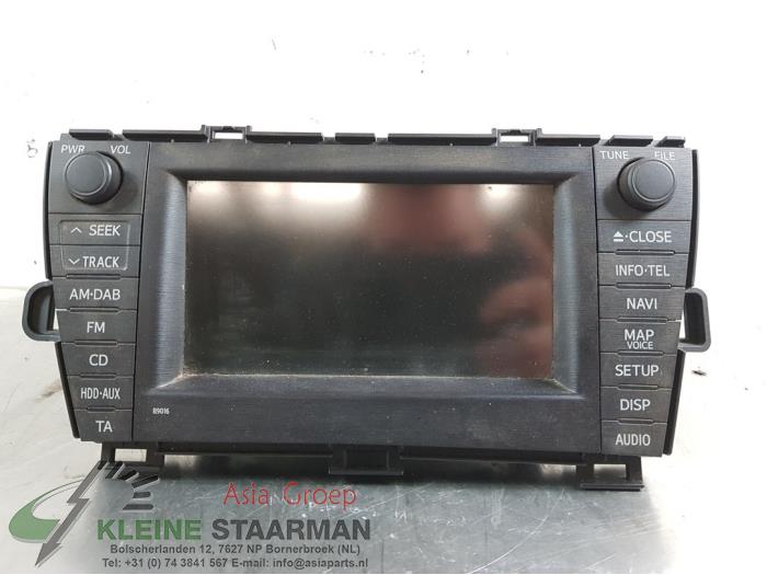 Navigation system from a Toyota Prius (ZVW3) 1.8 16V 2010