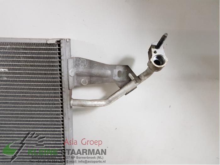 Air conditioning radiator from a Mitsubishi Colt (Z2/Z3) 1.3 16V 2009
