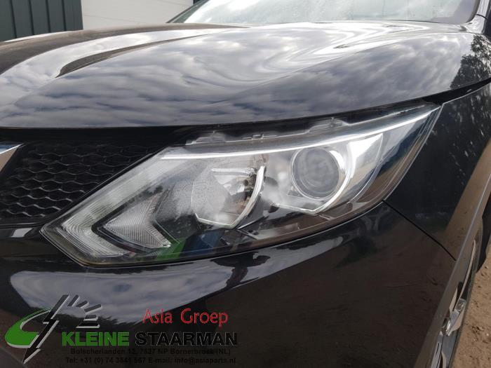 Nissan QASHQAI 14 Headlights, left stock