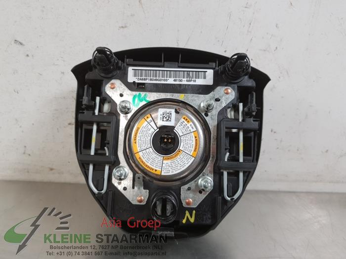 Left airbag (steering wheel) from a Suzuki Baleno 1.0 Booster Jet Turbo 12V 2016