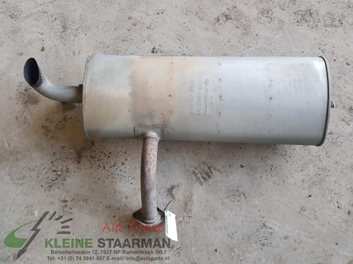 Exhaust rear silencer from a Nissan Qashqai (J11) 1.2 DIG-T 16V 2017