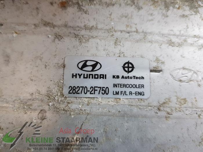 Ladeluftkühler van een Hyundai iX35 (LM) 2.0 CRDi 16V 4x4 2014