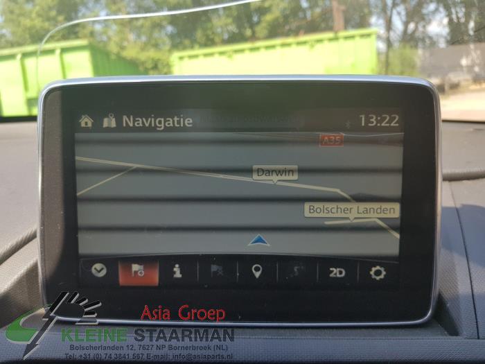 Navigation Display van een Mazda MX-5 (ND) 2.0 SkyActiv G-160 RF 16V 2017