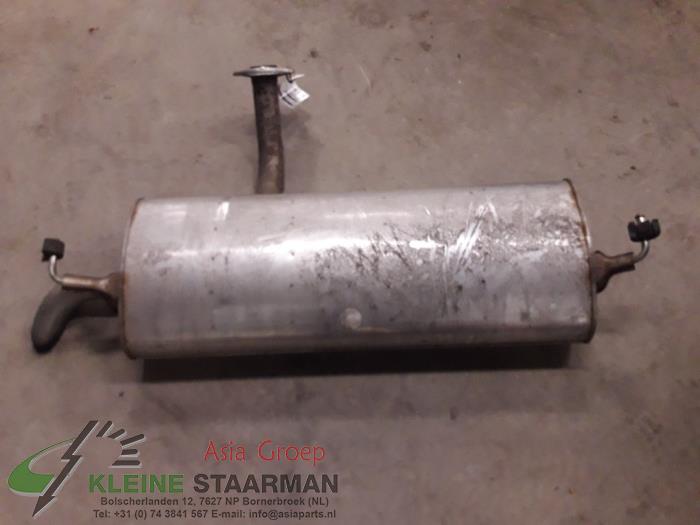 Exhaust rear silencer from a Nissan Qashqai (J11) 1.2 12V DIG-T 2018