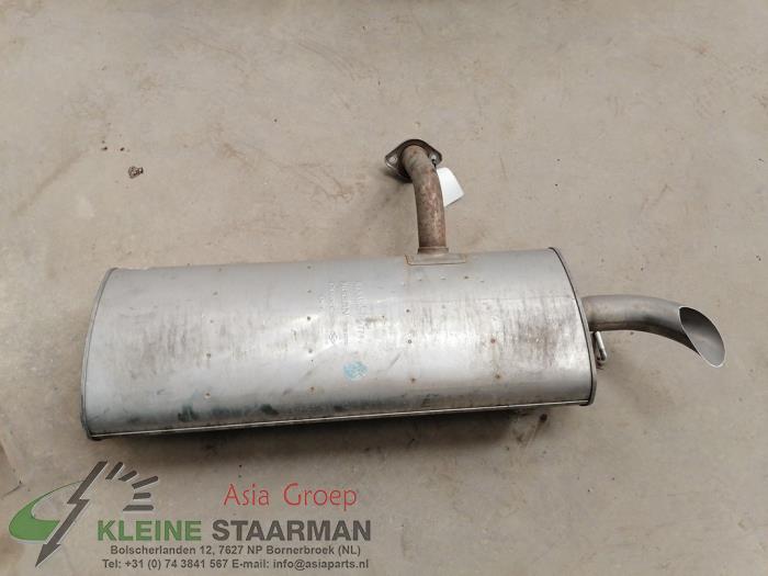 Exhaust rear silencer from a Nissan Qashqai (J11) 1.3 DIG-T 140 16V 2021
