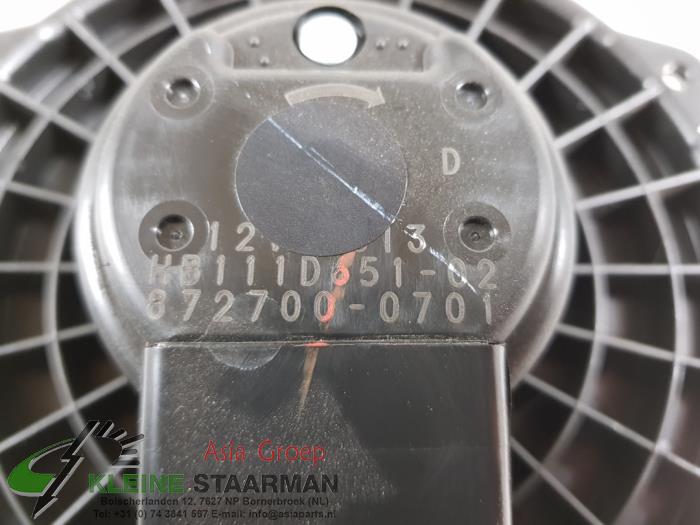 Moteur de ventilation chauffage d'un Mazda CX-5 (KE,GH) 2.0 SkyActiv-G 16V 2WD 2014