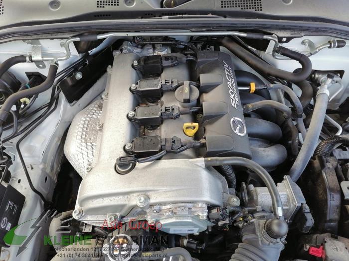 Motor de un Mazda MX-5 (ND) 1.5 Skyactiv G-131 16V 2017