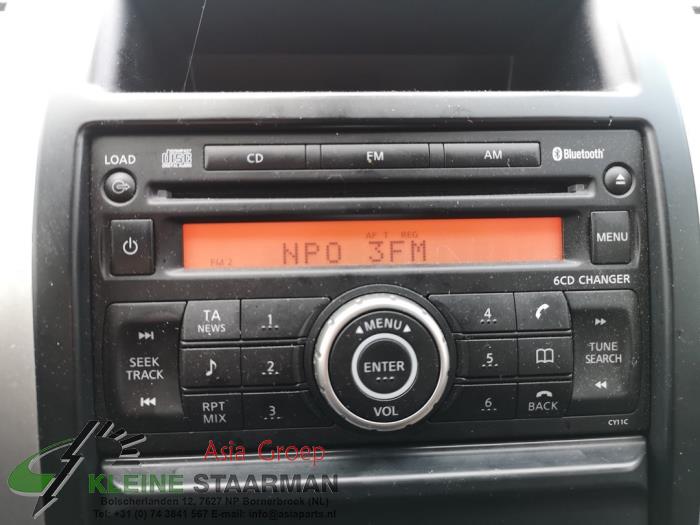  Radio reproductor de CD Nissan X-Trail.  6V XE, SE, LE 4x4