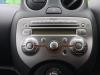 Radio CD Spieler van een Nissan Micra (K13), 2010 / 2016 1.2 12V, Fließheck, Benzin, 1.198cc, 59kW (80pk), FWD, HR12DE, 2010-05 / 2015-09, K13A 2013