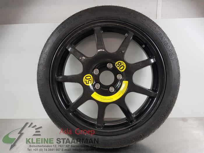Spare wheel from a Hyundai i30 (PDEB5/PDEBB/PDEBD/PDEBE) 2.0 N Turbo 16V Performance Pack 2019