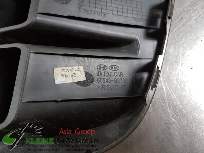 Front bumper, left-side component from a Kia Picanto (JA) 1.2 16V 2019