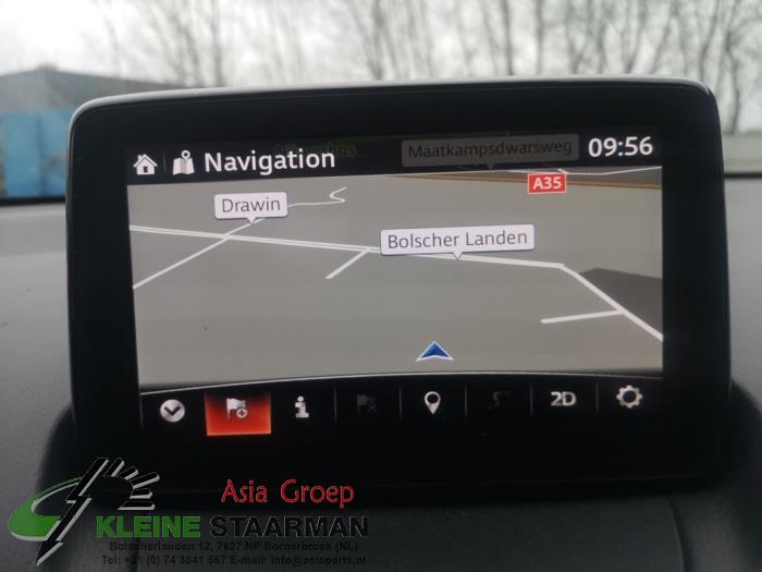 Affichage navigation d'un Mazda 2 (DJ/DL) 1.5 SkyActiv-G 90 2018