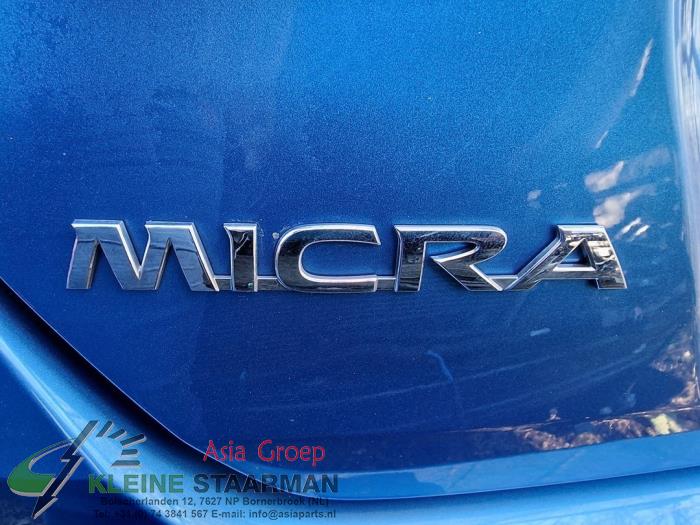 Cuerpo de válvula de mariposa de un Nissan Micra (K14) 1.0 IG-T 100 2020