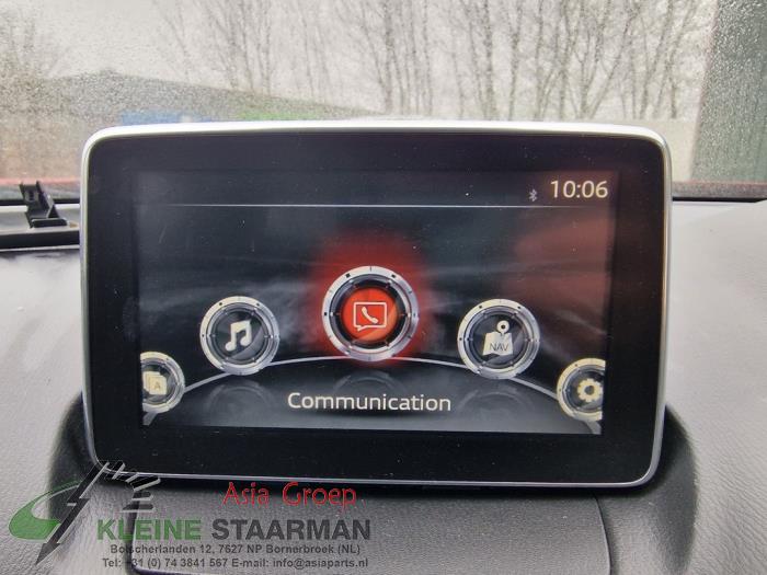 Navigation display from a Mazda CX-3 2017