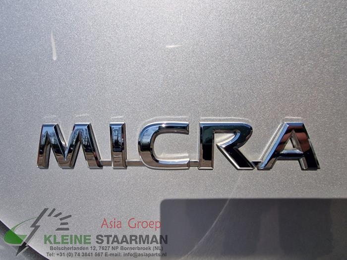 Spurstange rechts van een Nissan Micra (K13) 1.2 12V 2011