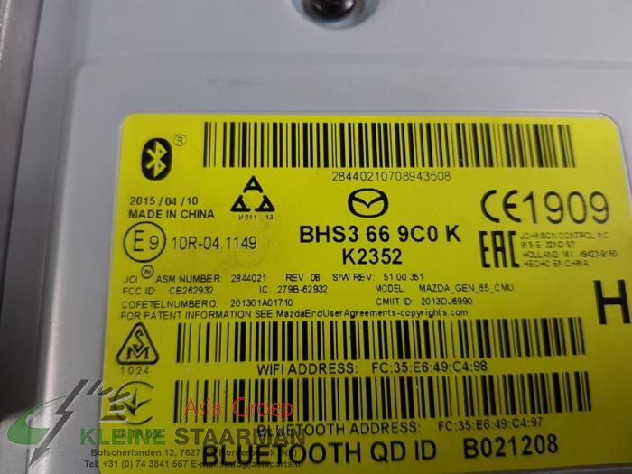 Bluetooth Block van een Mazda 3 (BM/BN) 2.0 SkyActiv-G 120 16V 2015