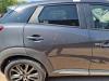 Portière 4portes arrière droite d'un Mazda CX-3, 2015 2.0 SkyActiv-G 120 2WD, SUV, Benzine, 1.997cc, 88kW (120pk), Voorwiel, PE, 2015-06 2016