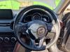 Steering wheel from a Mazda CX-3, 2015 2.0 SkyActiv-G 120 2WD, SUV, Petrol, 1.997cc, 88kW (120pk), Front wheel, PE, 2015-06 2016