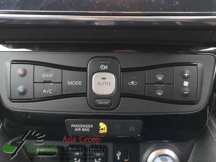 Heater control panel from a Nissan Leaf (ZE1) 40kWh 2018