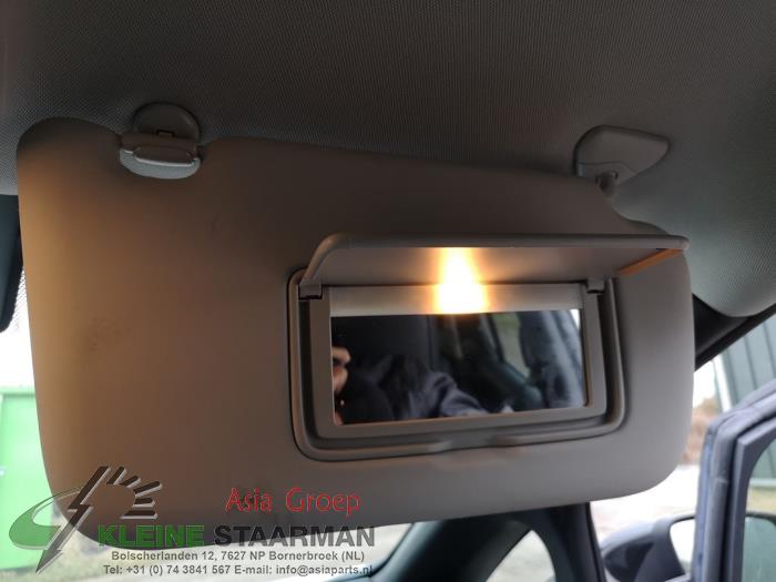 Sun visor from a Nissan Leaf (ZE1) 40kWh 2018