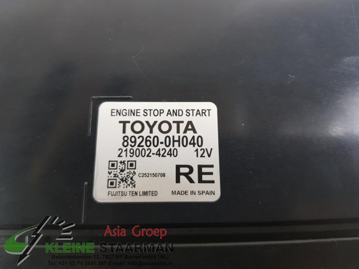 Ordinateur marche-arrêt d'un Toyota Aygo (B40) 1.0 12V VVT-i 2021