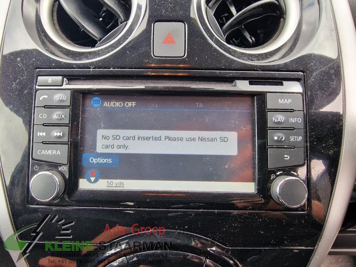 Navigation System van een Nissan Note (E12) 1.2 DIG-S 98 2015