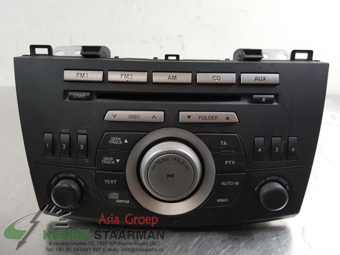 Radio/Lecteur CD d'un Mazda 3 Sport (BL14/BLA4/BLB4) 1.6i MZR 16V 2010